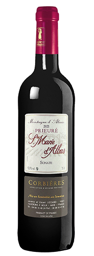 VIN ROUGE AOP CORBIÈRES SONATE 2021
