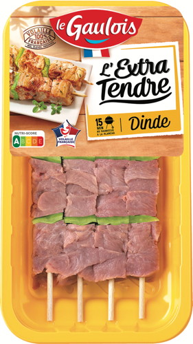 BROCHETTES DE DINDE X4