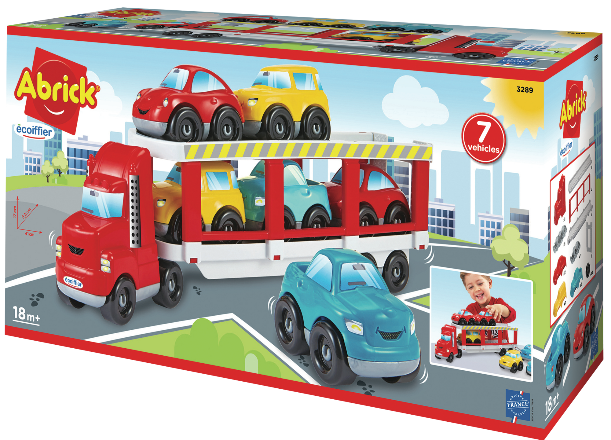 2. CAMION PORTE-VOITURES
3. COFFRET 10 VÉHICULES FAST CAR