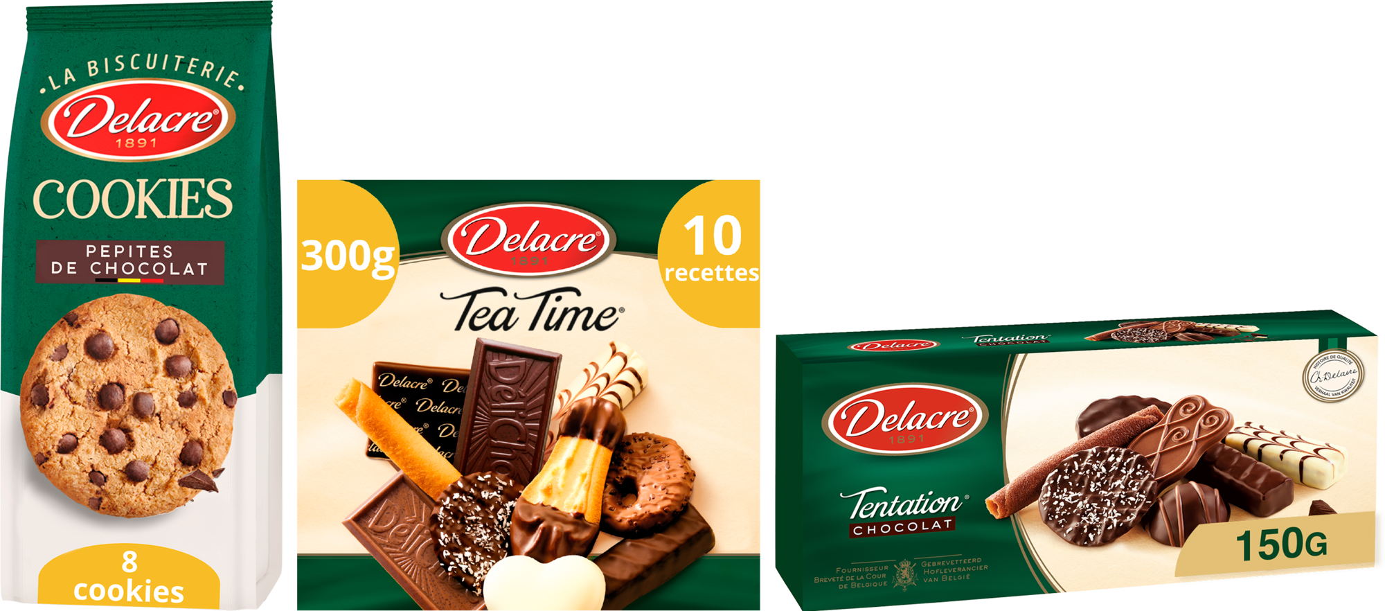 SUR LES PRODUITS PRÉSENTS EN MAGASIN DE LA GAMME BISCUITS "DELACRE"