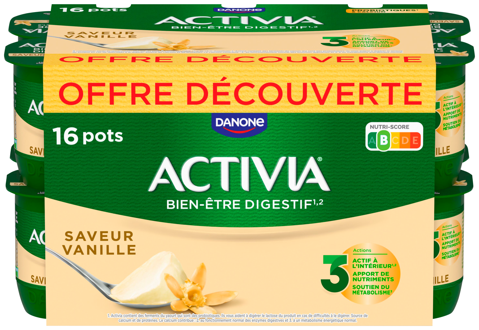 Activia Saveur Vanille Offre découverte