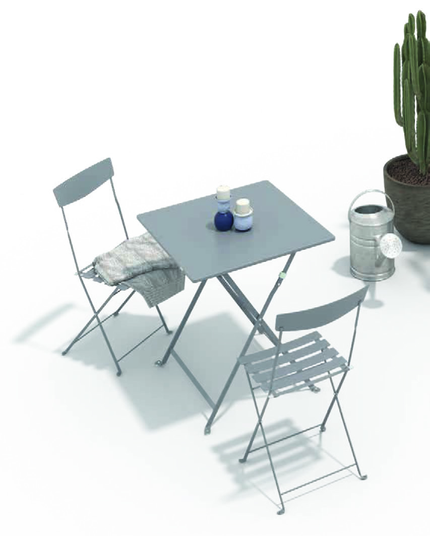 CHAISE METAL PLIANTE 