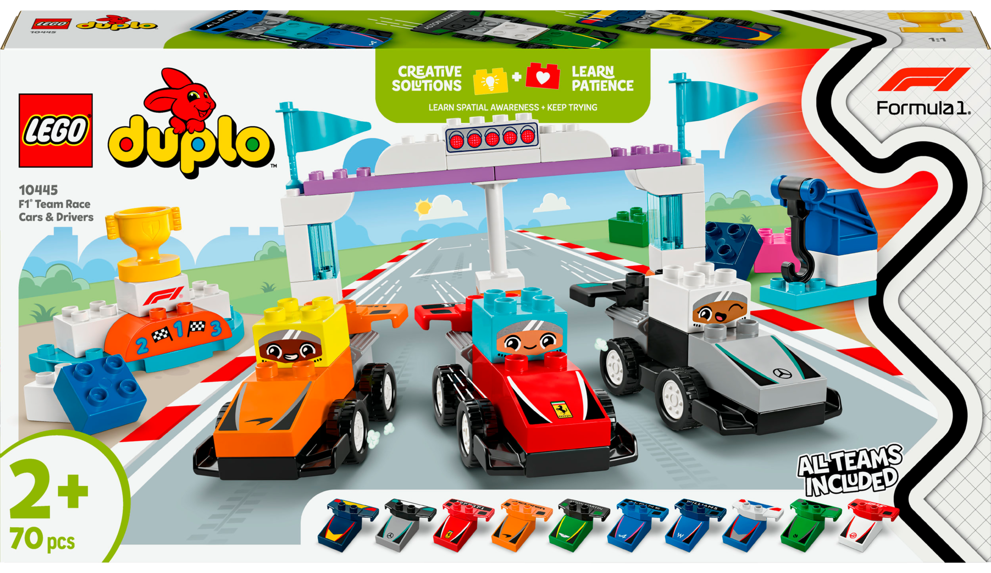 voitures de course et pilotes de F1