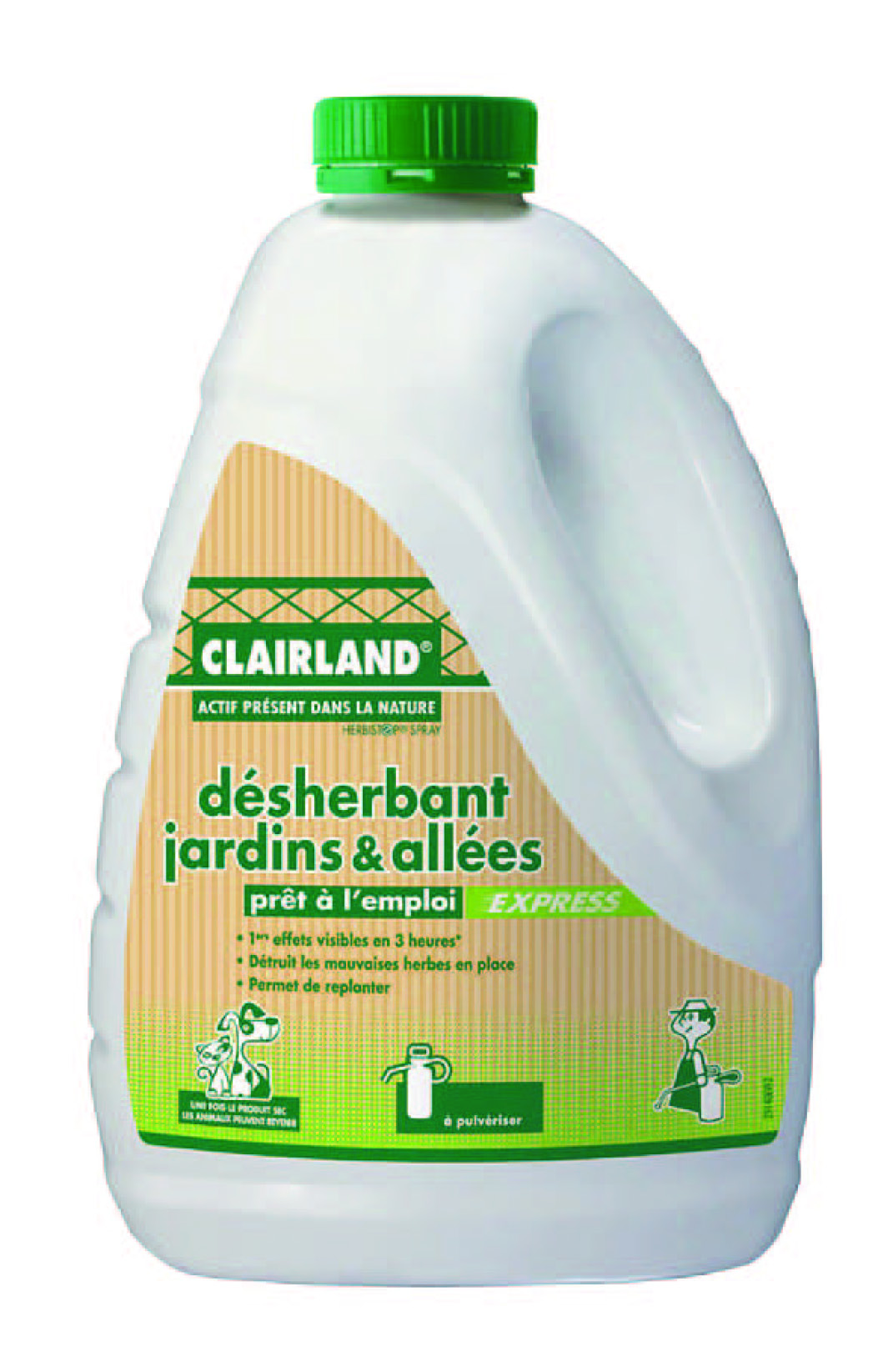 DÉSHERBANT JARDINS & ALLÉES ACTIF D'ORIGINE VÉGÉTALE