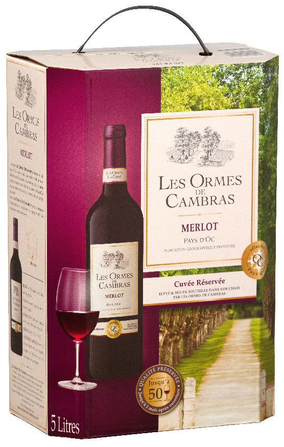I.G.P(1) PAYS D’OC LES ORMES MERLOT