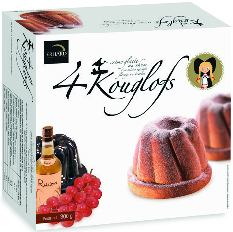 MINI-KOUGLOFS GLACÉS X4 