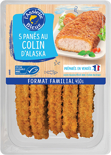 5 PANÉS AU COLIN D'ALASKA