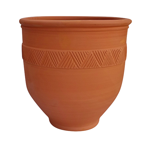 POT ROND EN TERRE CUITE “SUREAU”