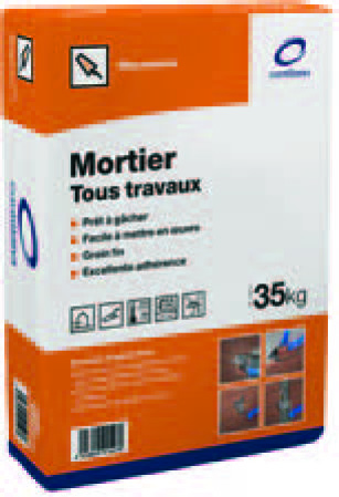 MORTIER TOUS TRAVAUX(1)(4)