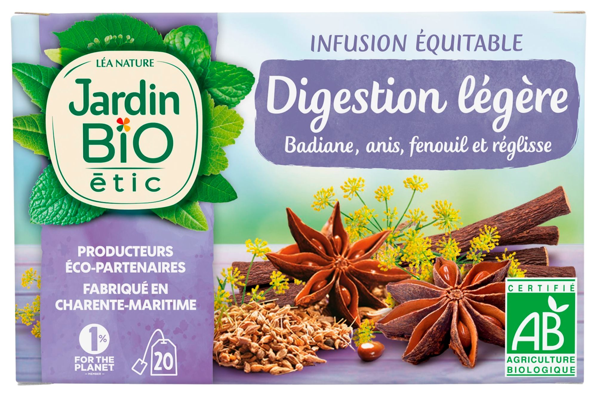 INFUSION OU THÉ VERT BIO
