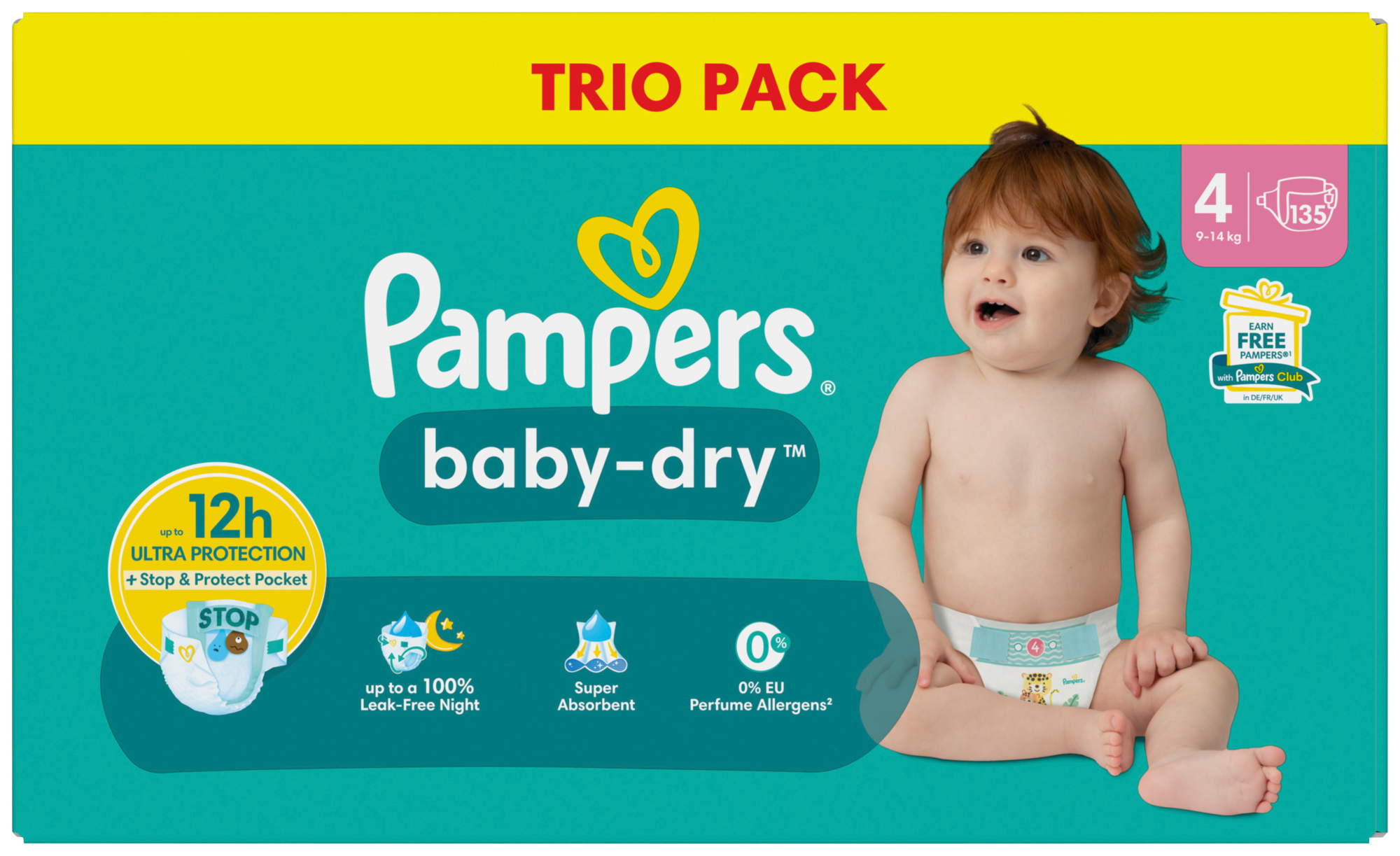 CHANGES BEBE
"PAMPERS BABY DRY"