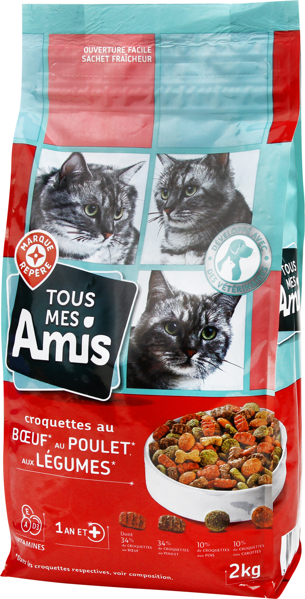 CROQUETTES POUR CHAT 2KG