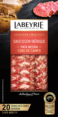 SAUCISSON IBÉRIQUE PATA NEGRA CEBO DE CAMPO