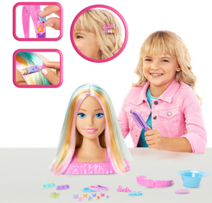 TÊTE À COIFFER BARBIE