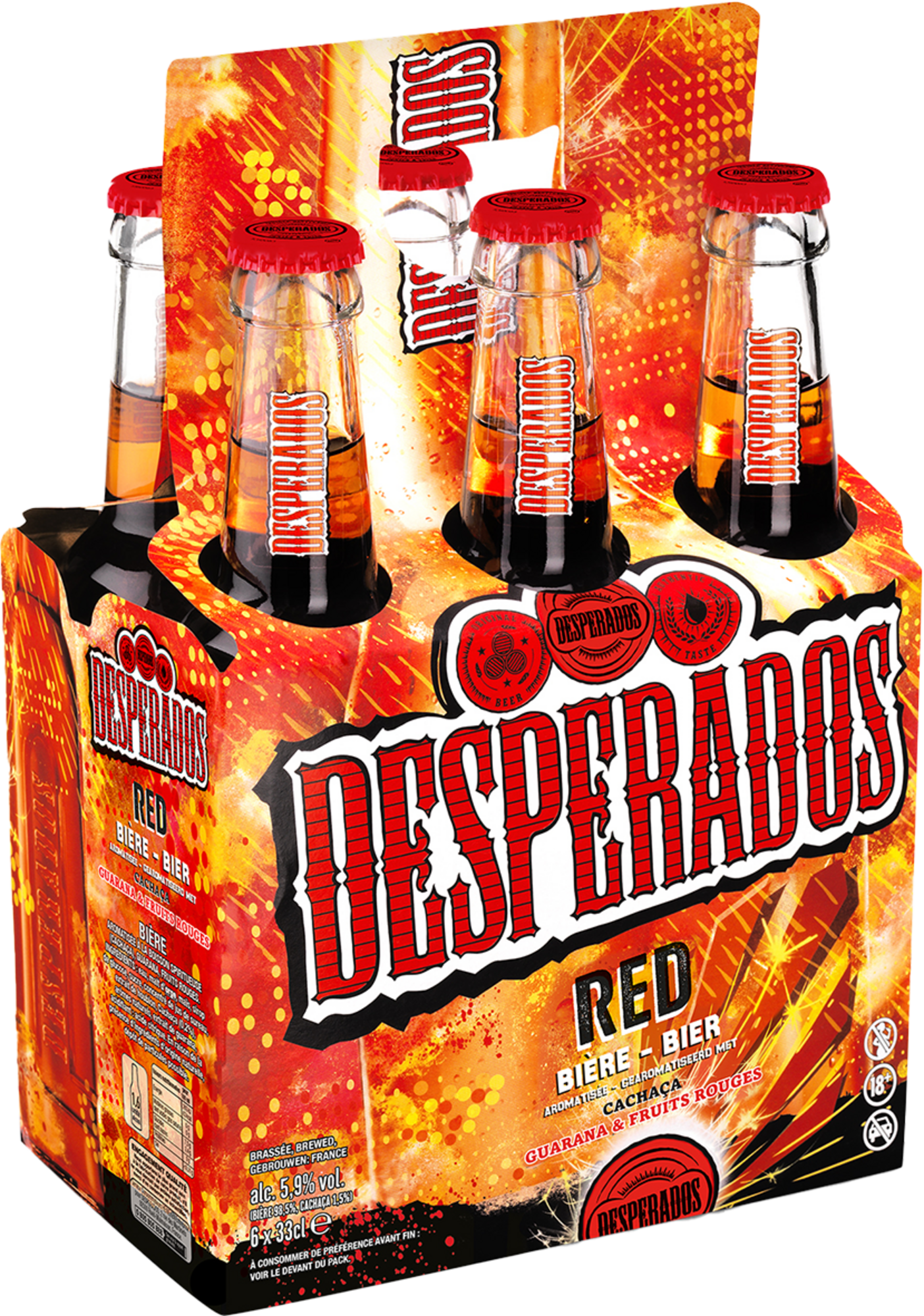 BIÈRE AROMATISÉE À LA TEQUILA GUARANA ET CACHAÇA