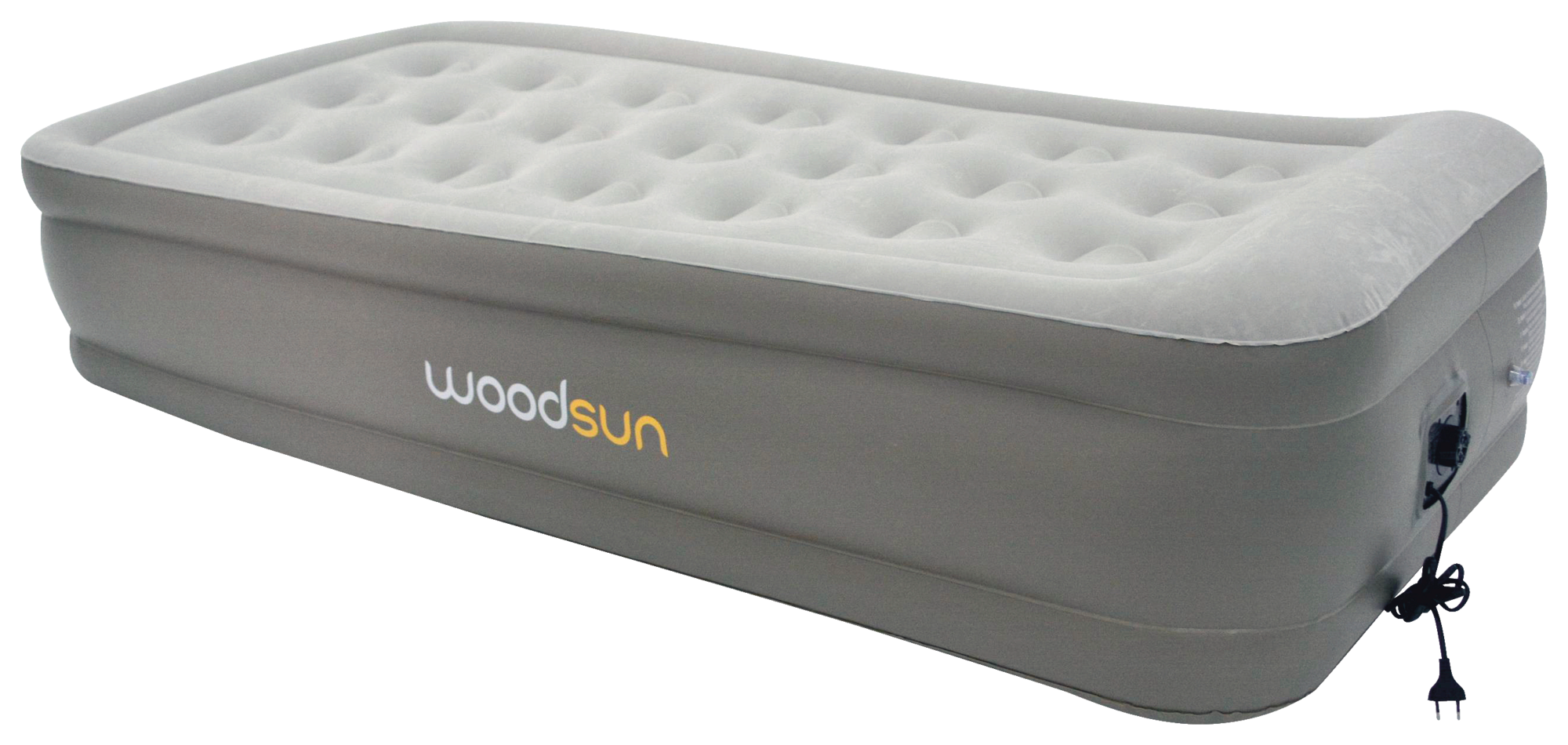 MATELAS 1P POMPE ÉLECTRIQUE "WOODSUN"