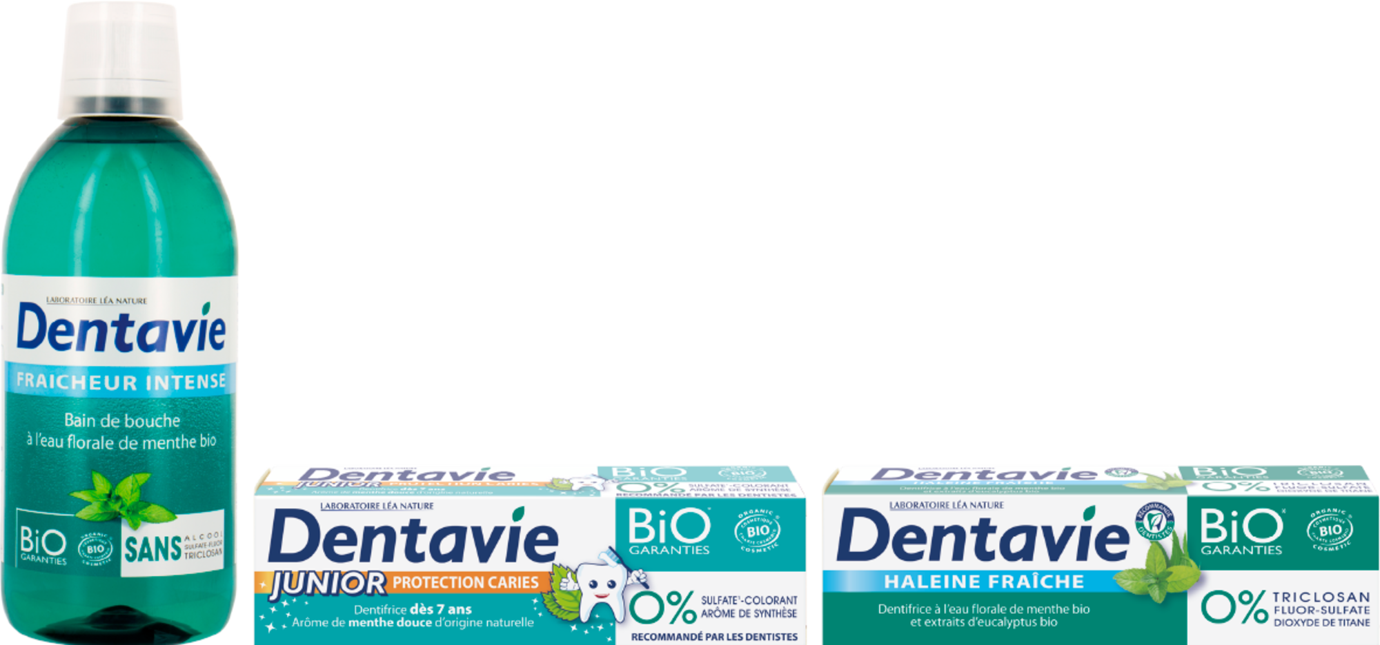 SUR LES PRODUITS PRÉSENTS EN MAGASIN DE LA MARQUE "DENTAVIE"