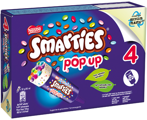 4 BÂTONNETS GLACÉS POP UP