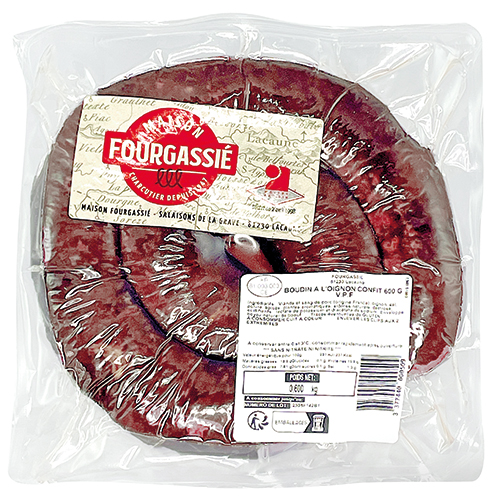 BOUDIN À L’OIGNON CONFIT