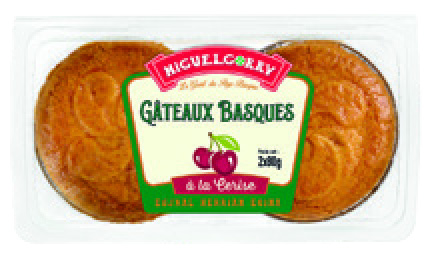 GÂTEAUX BASQUES CERISE NOIRE X2