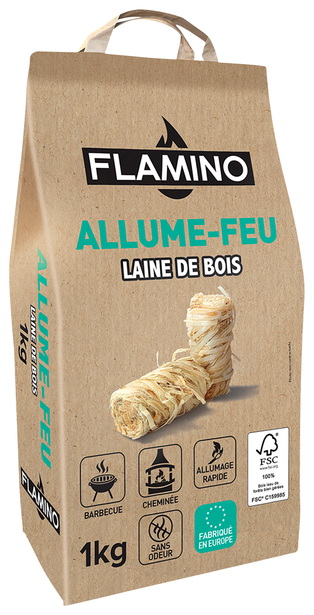 ALLUME-FEU LAINE DE BOIS