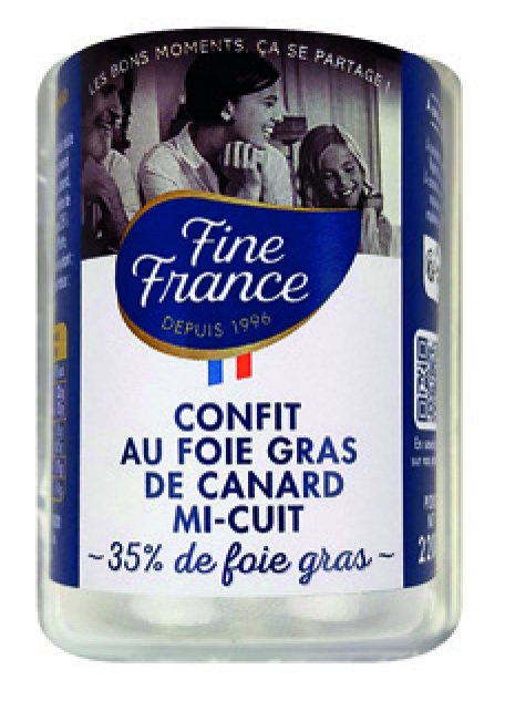 TERRINE DE FOIE GRAS DE CANARD MI-CUIT (35% DE FOIE GRAS)