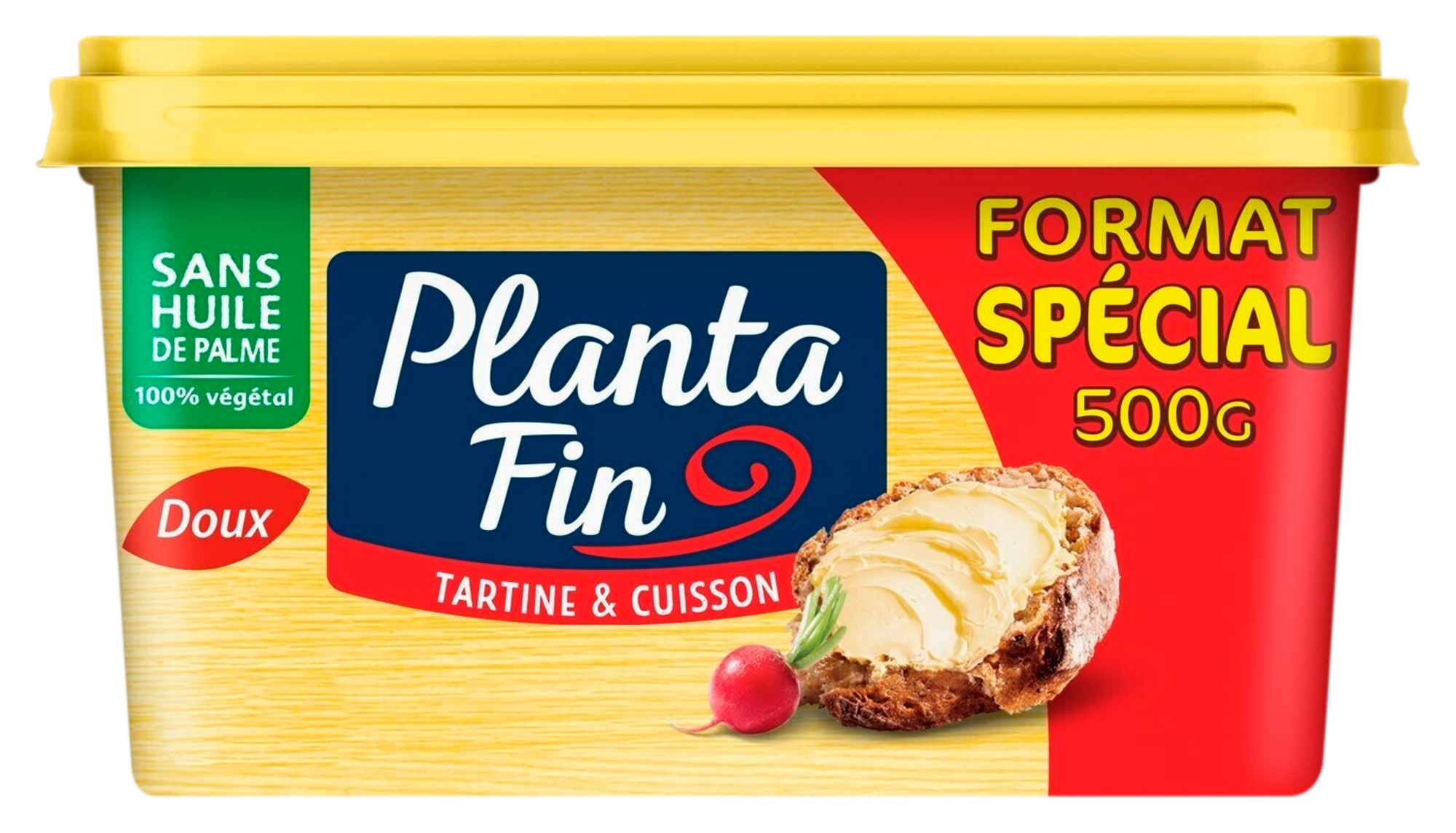 Planta fin sans huile de palme doux 59% Mat. Gr. format spécial