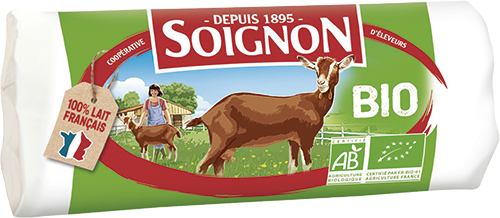 BÛCHE DE CHÈVRE BIO 23% MAT.GR.