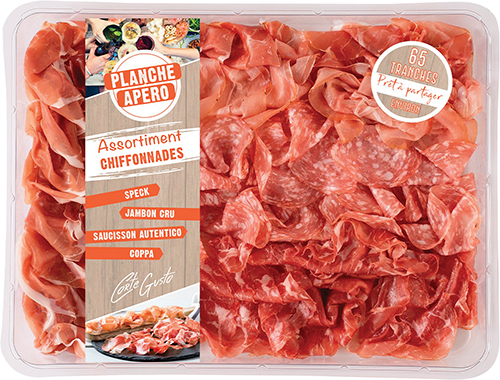 ASSORTIMENT DE CHIFFONNADES 
PLANCHE APéRO