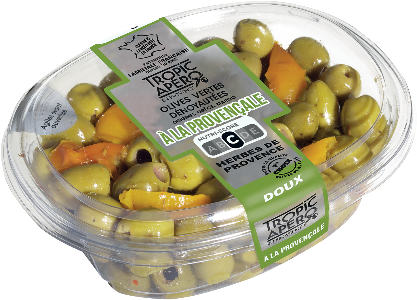 OLIVES VERTES DÉNOYAUTÉES