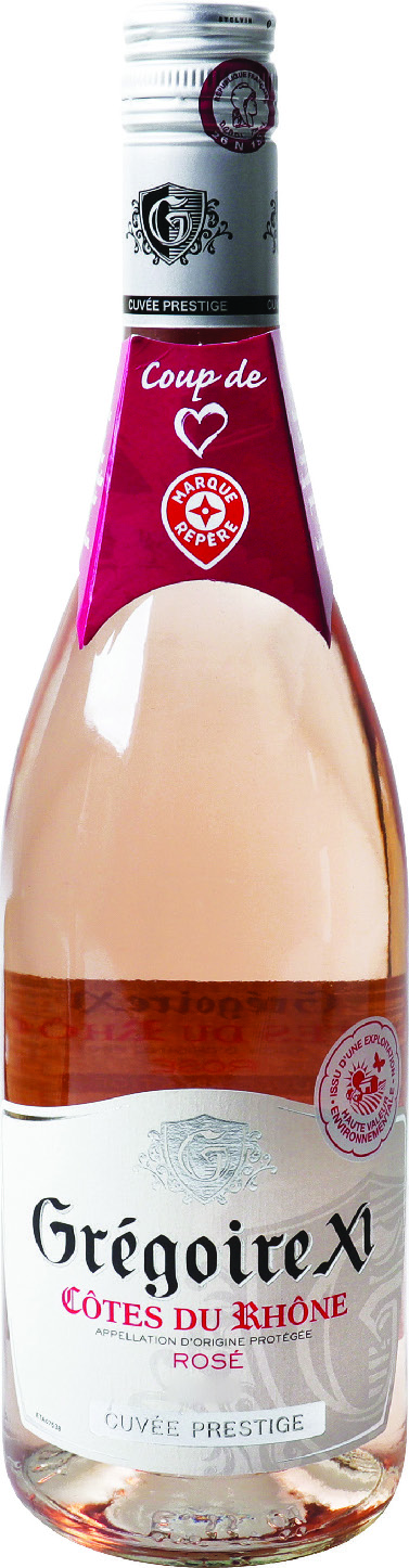 A.O.P(1) CÔTES DU RHÔNE(2) GRÉGOIRE XI CUVÉE PRESTIGE