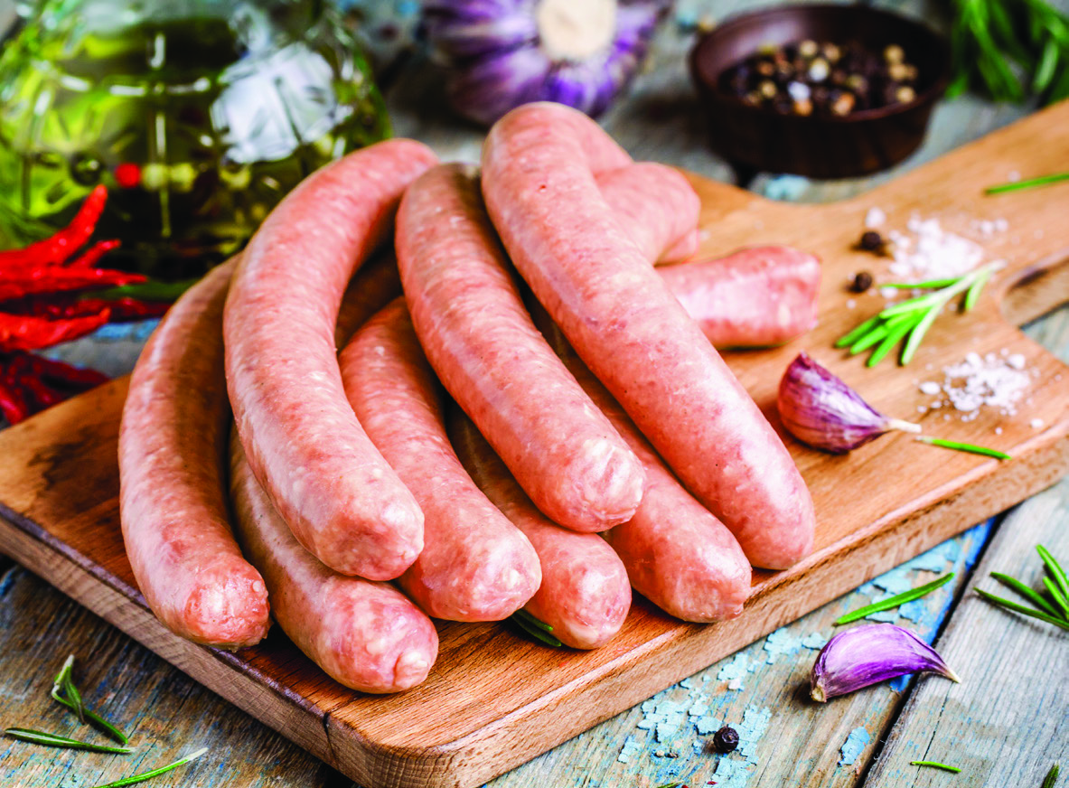 SAUCISSES DE POULET AU MAROILLES X20