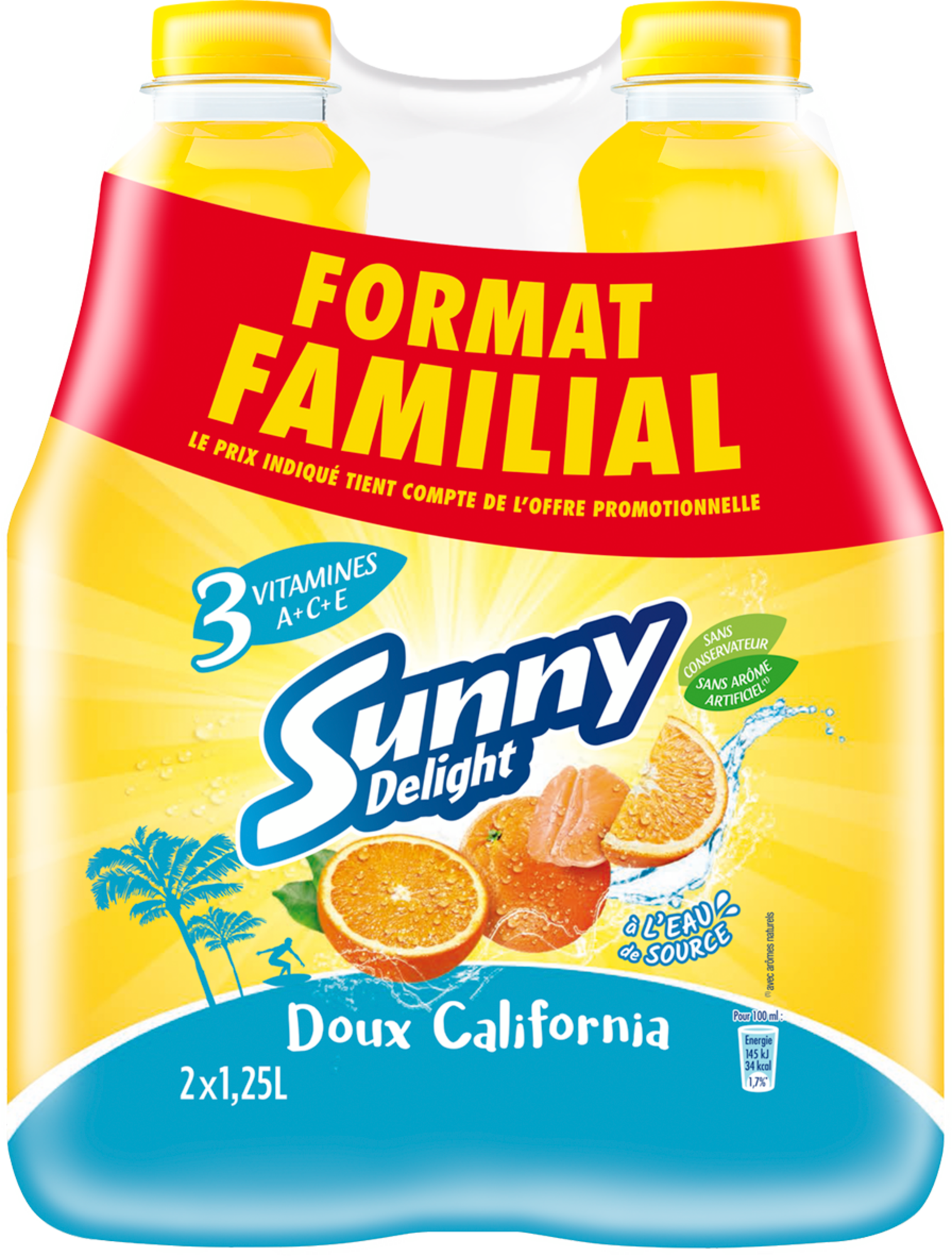 Sunny Delight Doux California format familial