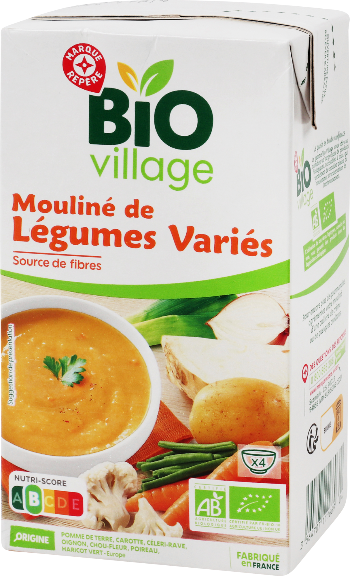 MOULINÉ DE LÉGUMES VARIÉS