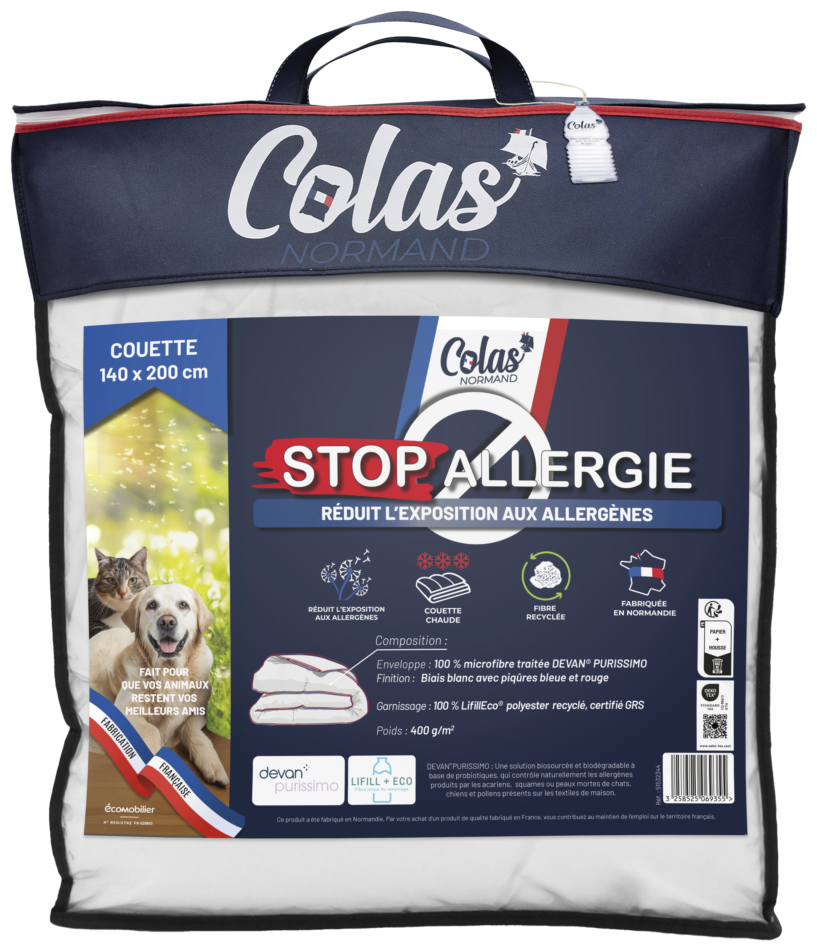 COUETTE STOP ALLERGIE 140X200 CM