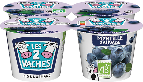 YAOURT BRASSÉ BIO MYRTILLE SAUVAGE