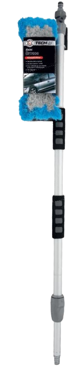 BALAI-BROSSE TÉLESCOPIQUE AVEC RACCORD D'EAU 