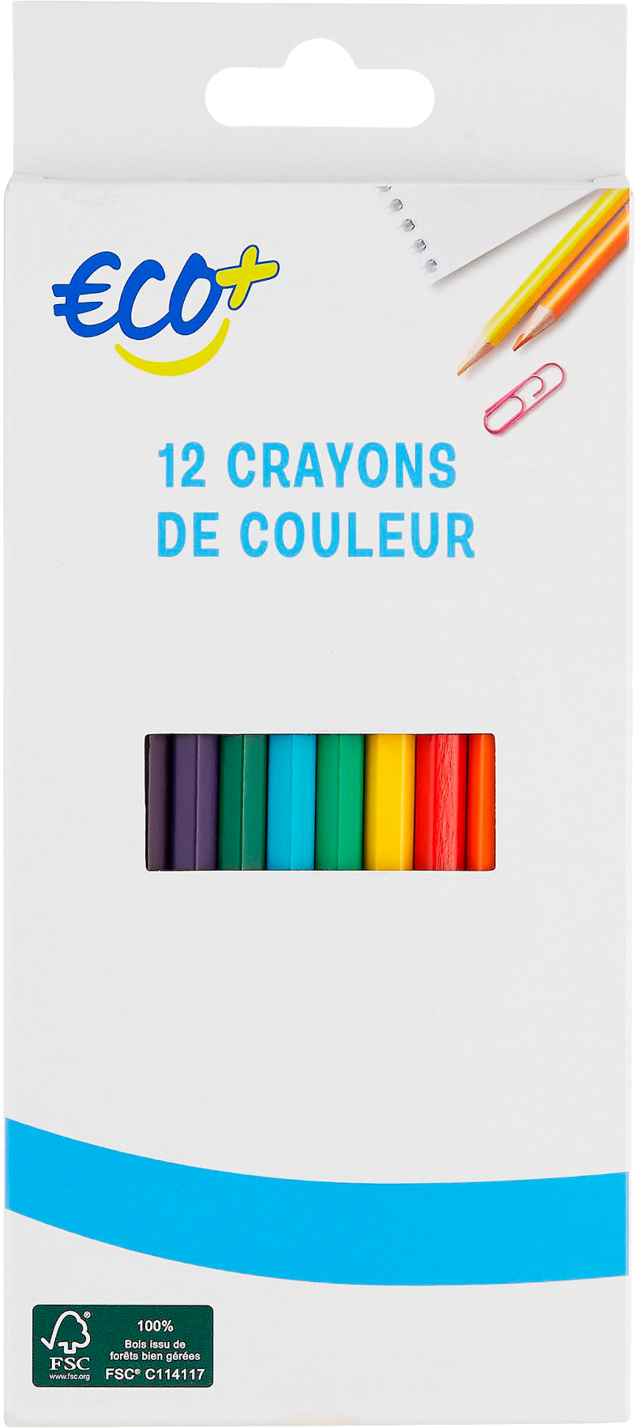 12 CRAYONS DE COULEUR