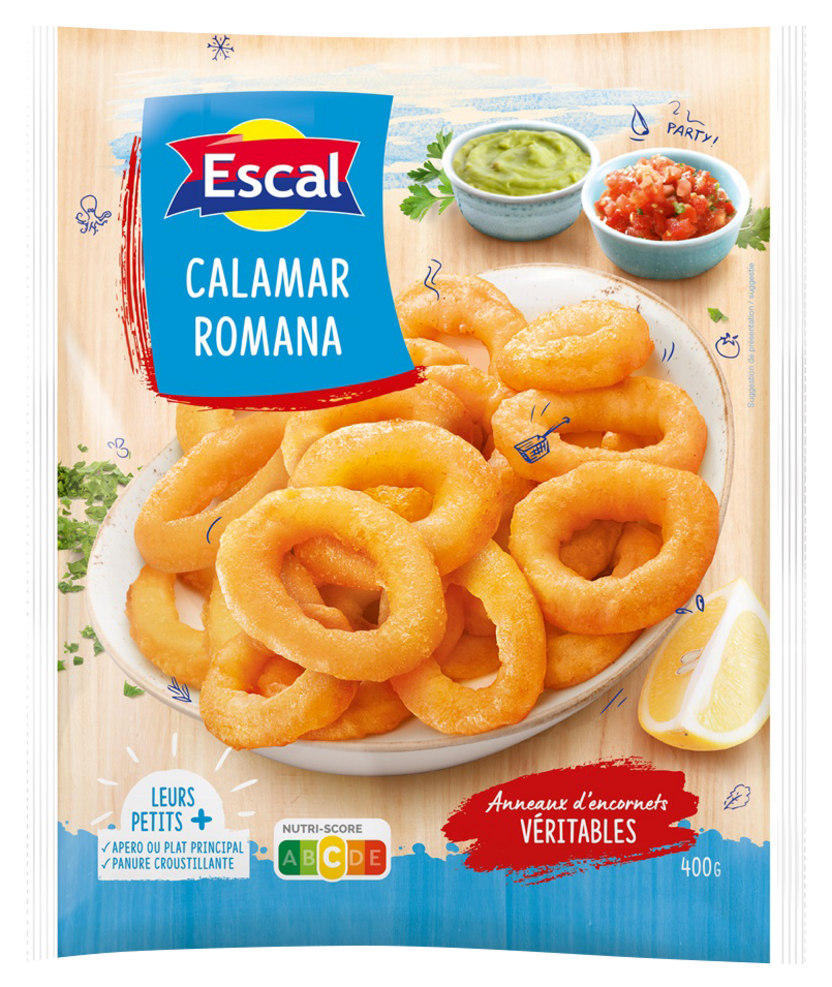 Calamar à la Romaine surgelé