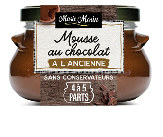 MOUSSE AU CHOCOLAT À L’ANCIENNE 25% DE MAT. GR.(2) 