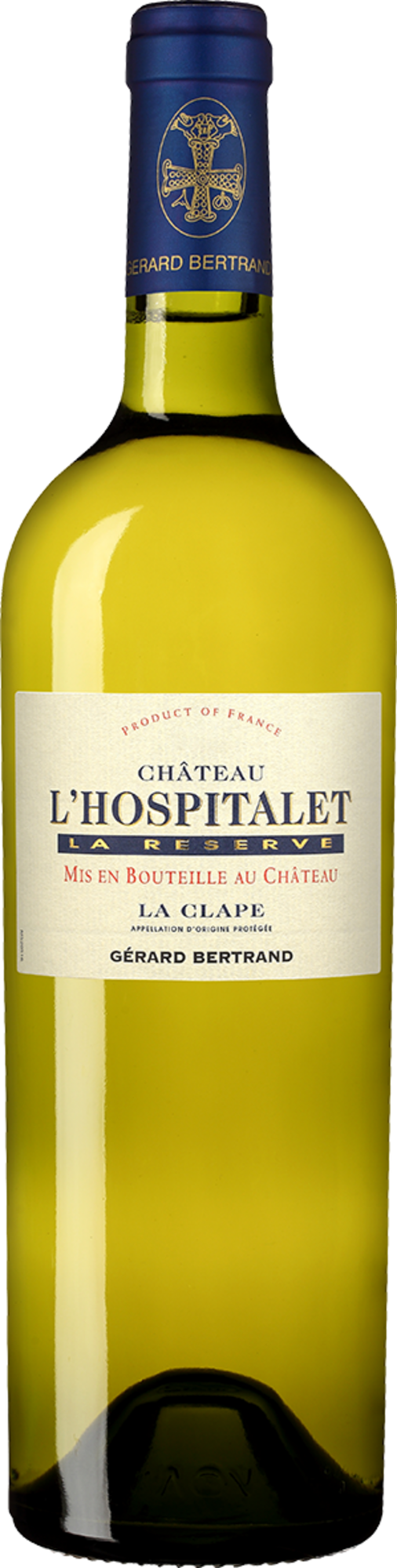 AOP LA CLAPE BLANC SEC BIODYNAMIE - CHÂTEAU L'HOSPITALET "LA RÉSERVE" 2023
