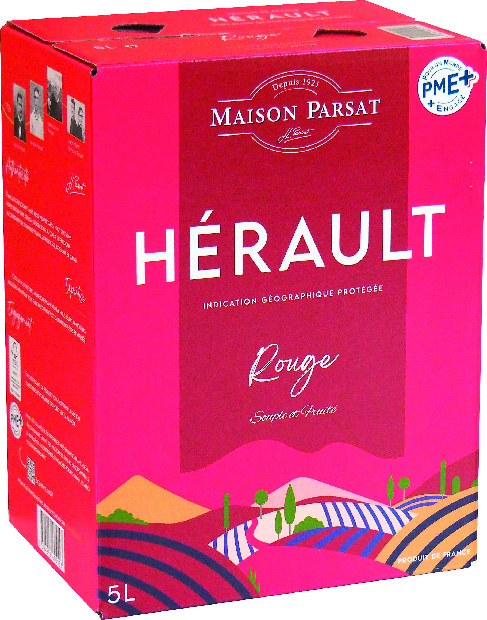 I.G.P(1) VIN DE PAYS DE L’HÉRAULT MAISON PARSAT