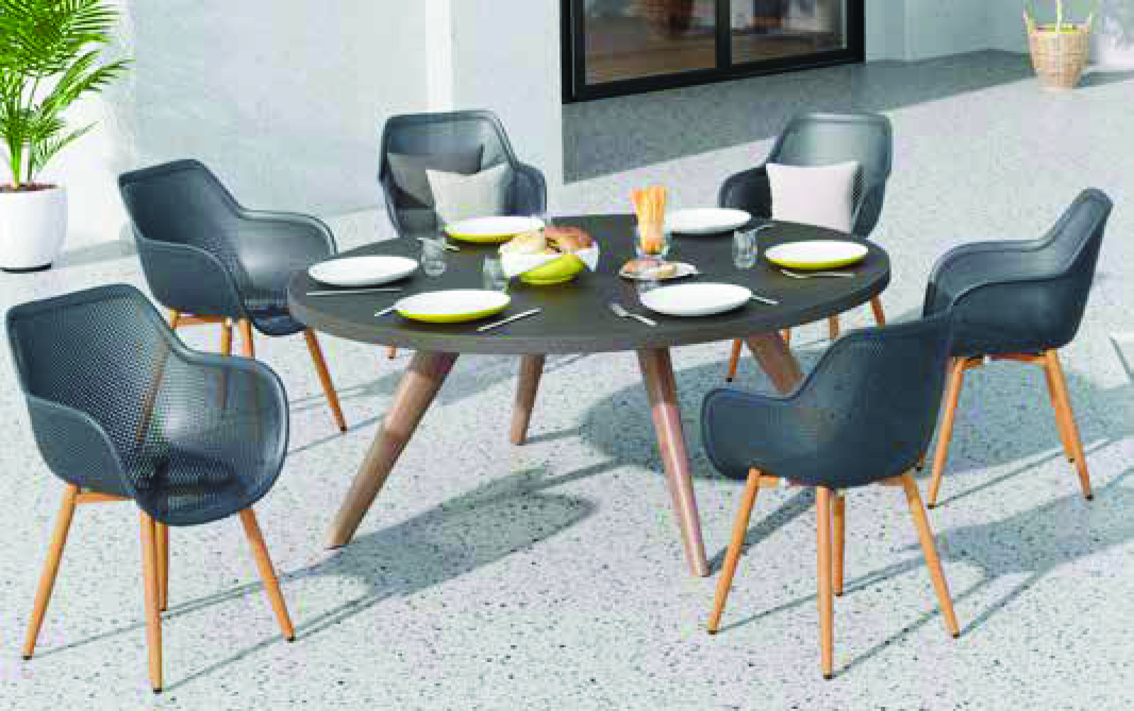 TABLE RONDE DE JARDIN