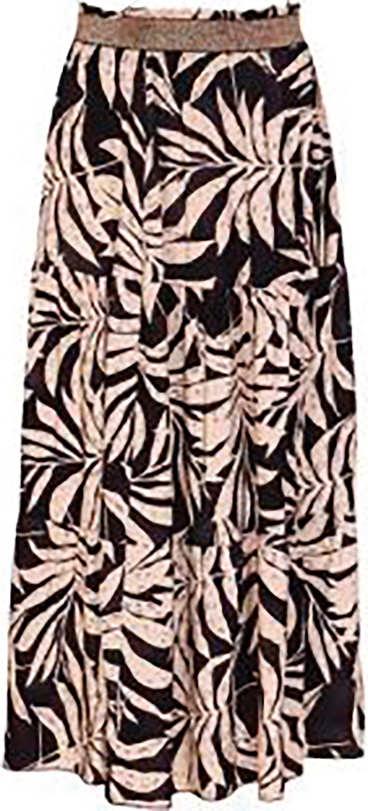 JUPE LONGUE TAILLE ÉLASTIQUÉE LUREX