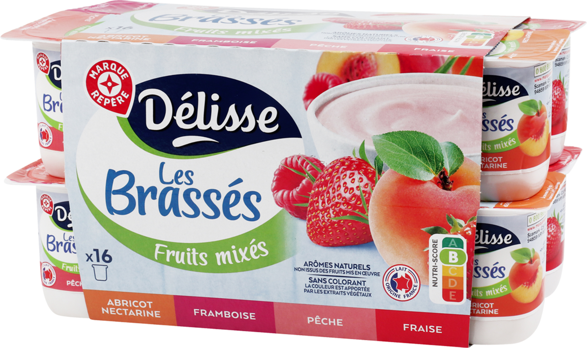 YAOURTS BRASSÉS AUX FRUITS MIXÉS