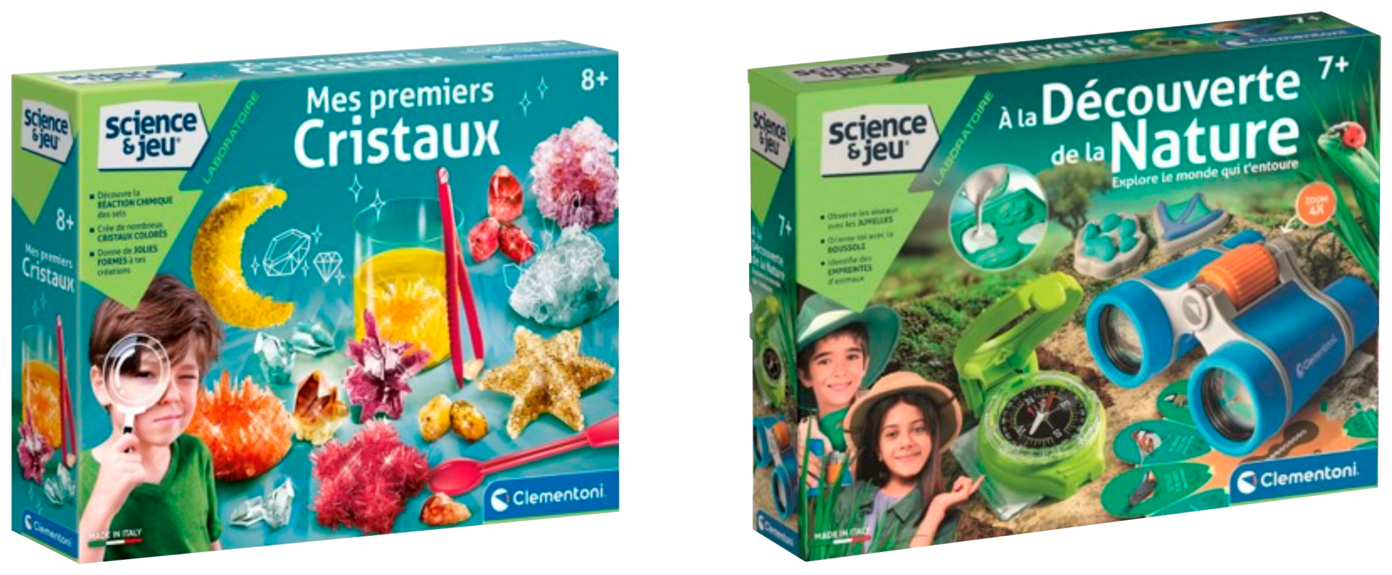 1. LOT DE 2 COFFRETS CRISTAUX ET NATURE
2. LOT DE 2 COFFRETS BEAUTÉ ET ONGLES