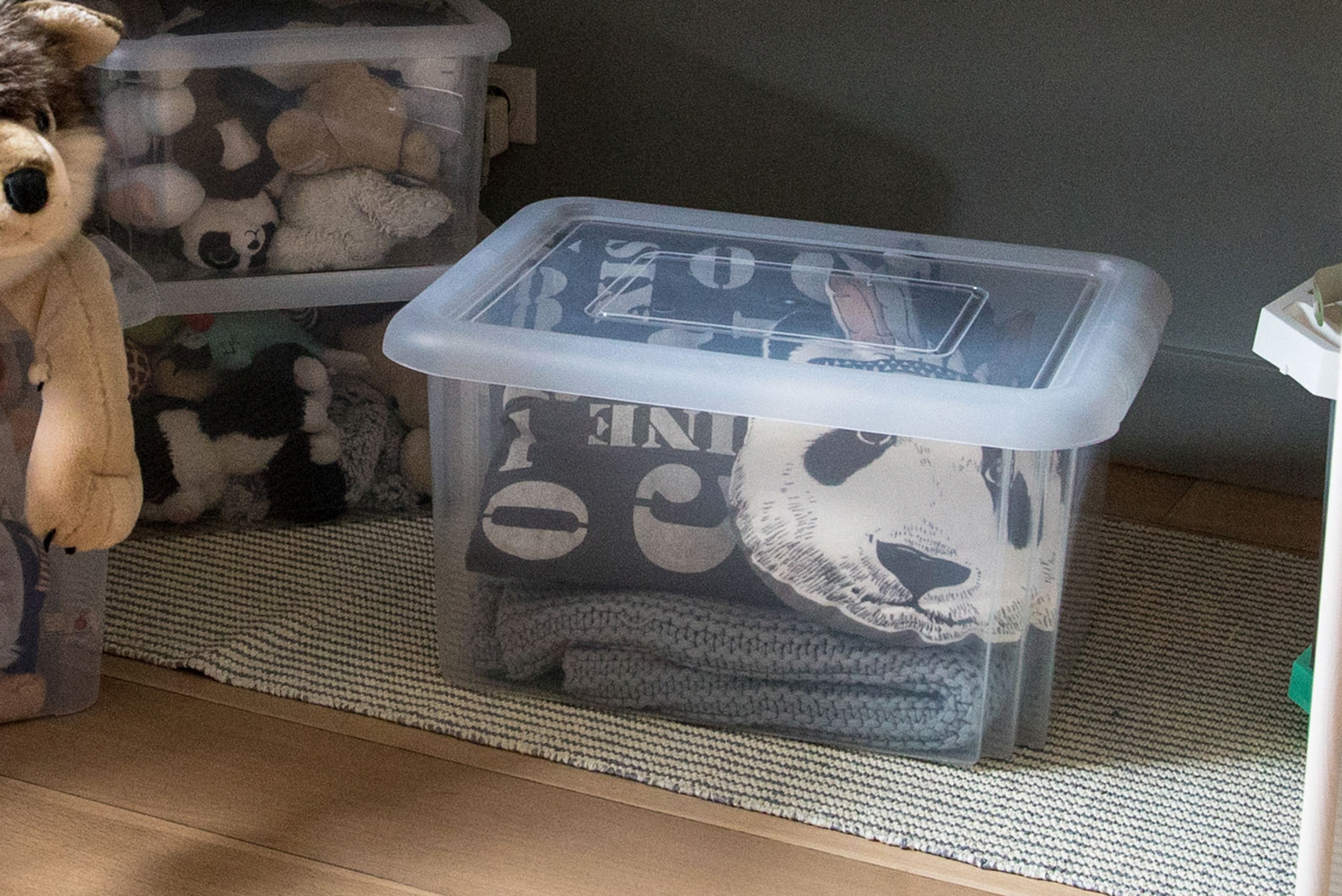 BOÎTE DE RANGEMENT FUNNY BOX TRANSPARENT 18L