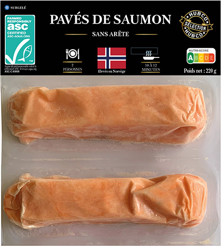 PAVÉS DE SAUMON SURGELÉS