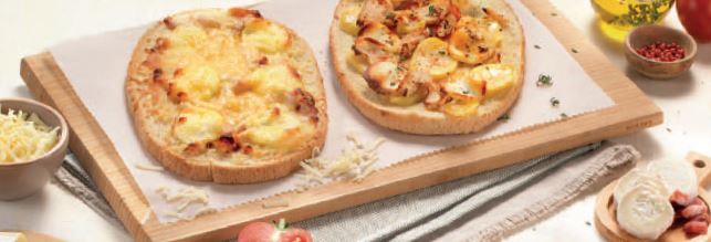 BRUSCHETTA CHÈVRE LARDONS