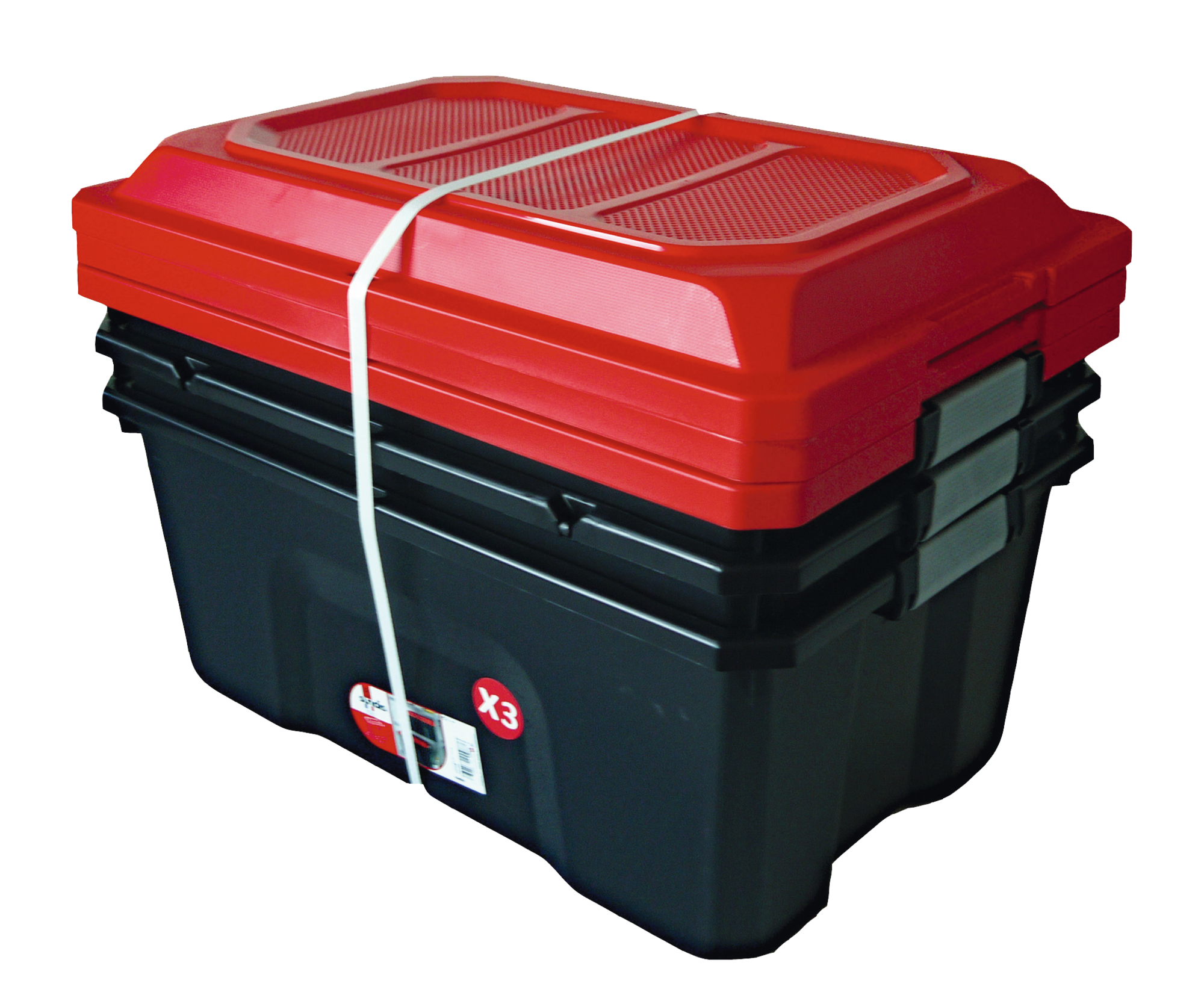 LOT DE 3 MALLES DE RANGEMENT "LOCKER"